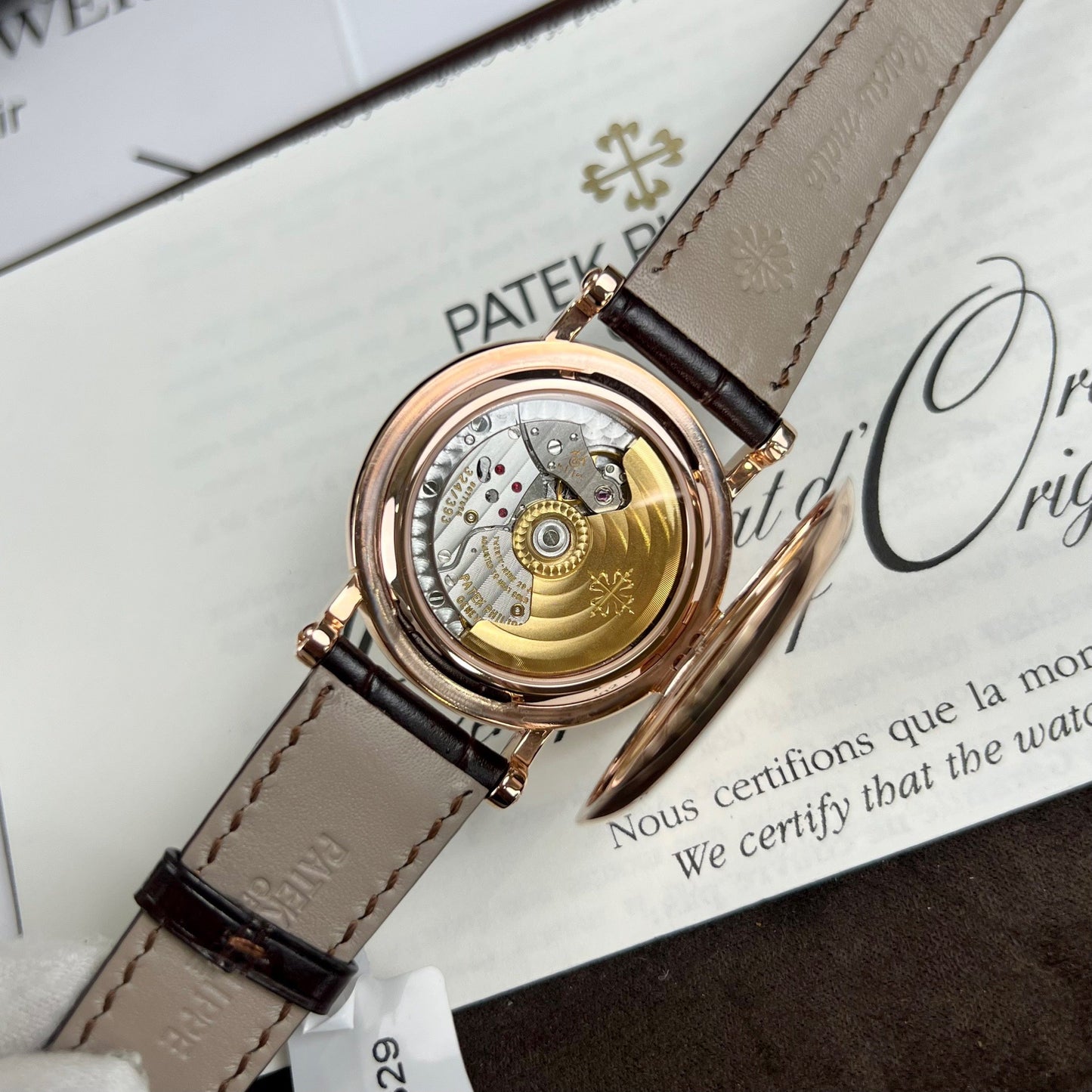 Patek Philippe Calatrava 5153R-001 revestido em amarelo 18k Oro 3K Fabbrica