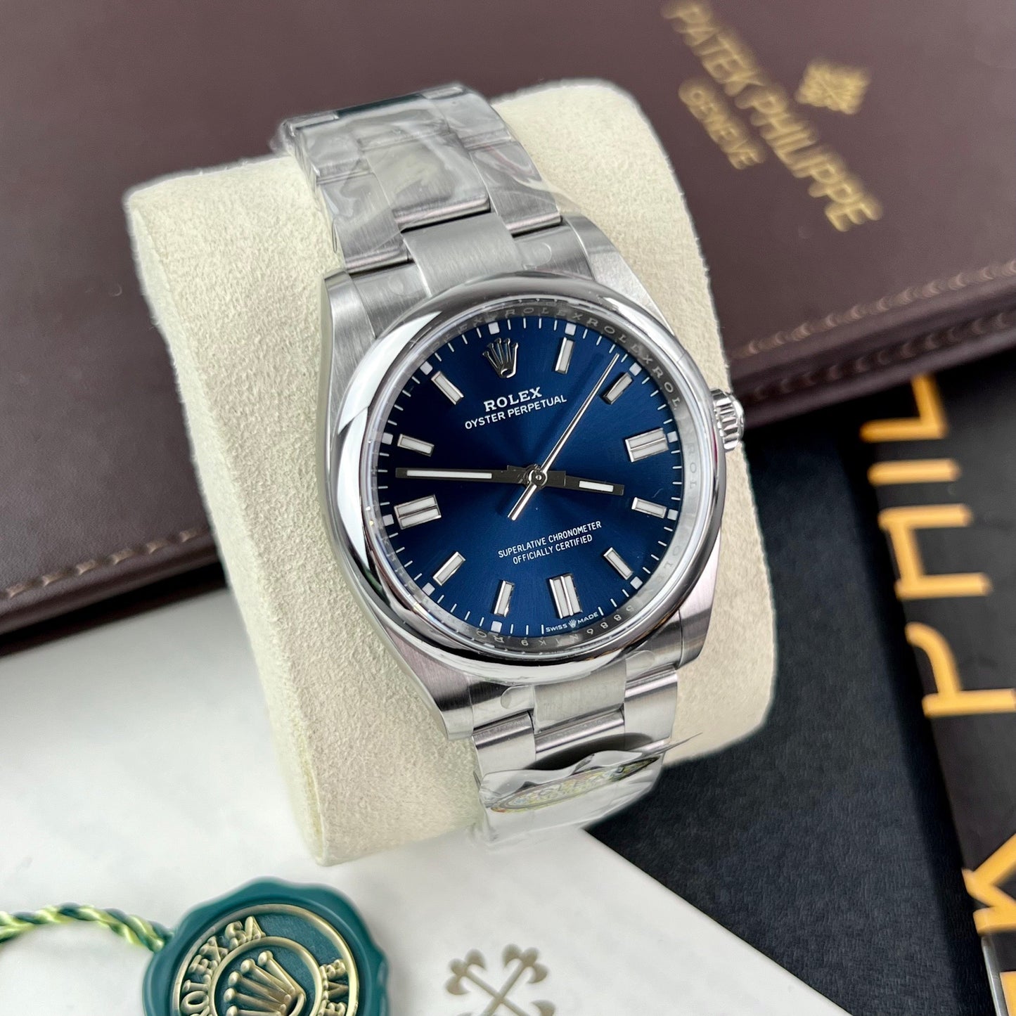 Rolex Oyster Perpetual M126000-0003 36MM 1:1 edizione migliore Clean Fabbrica quadrante blu