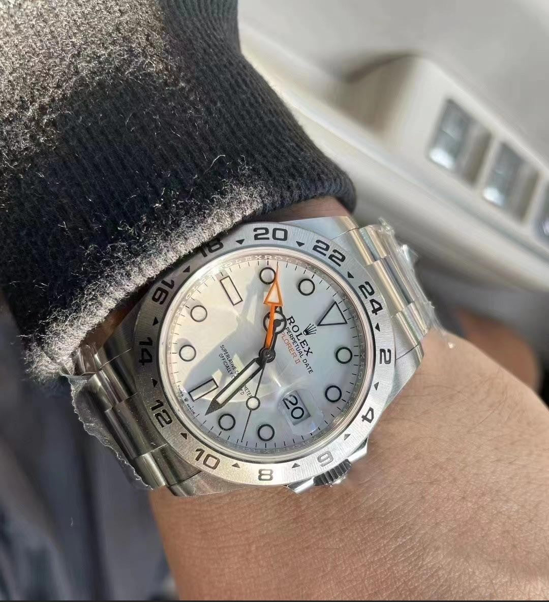 Rolex Explorer II 226570 C+ Fabbrica Men Watches 1:1 edizione migliore 3285 movimento