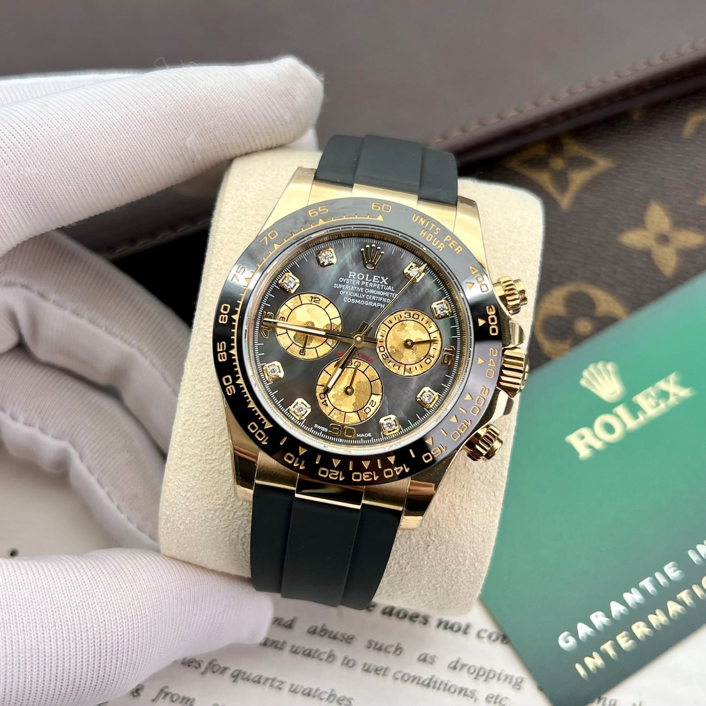 Rolex Daytona 116518 Mother of Pearl Nero 1:1 best editon BT Fabbrica