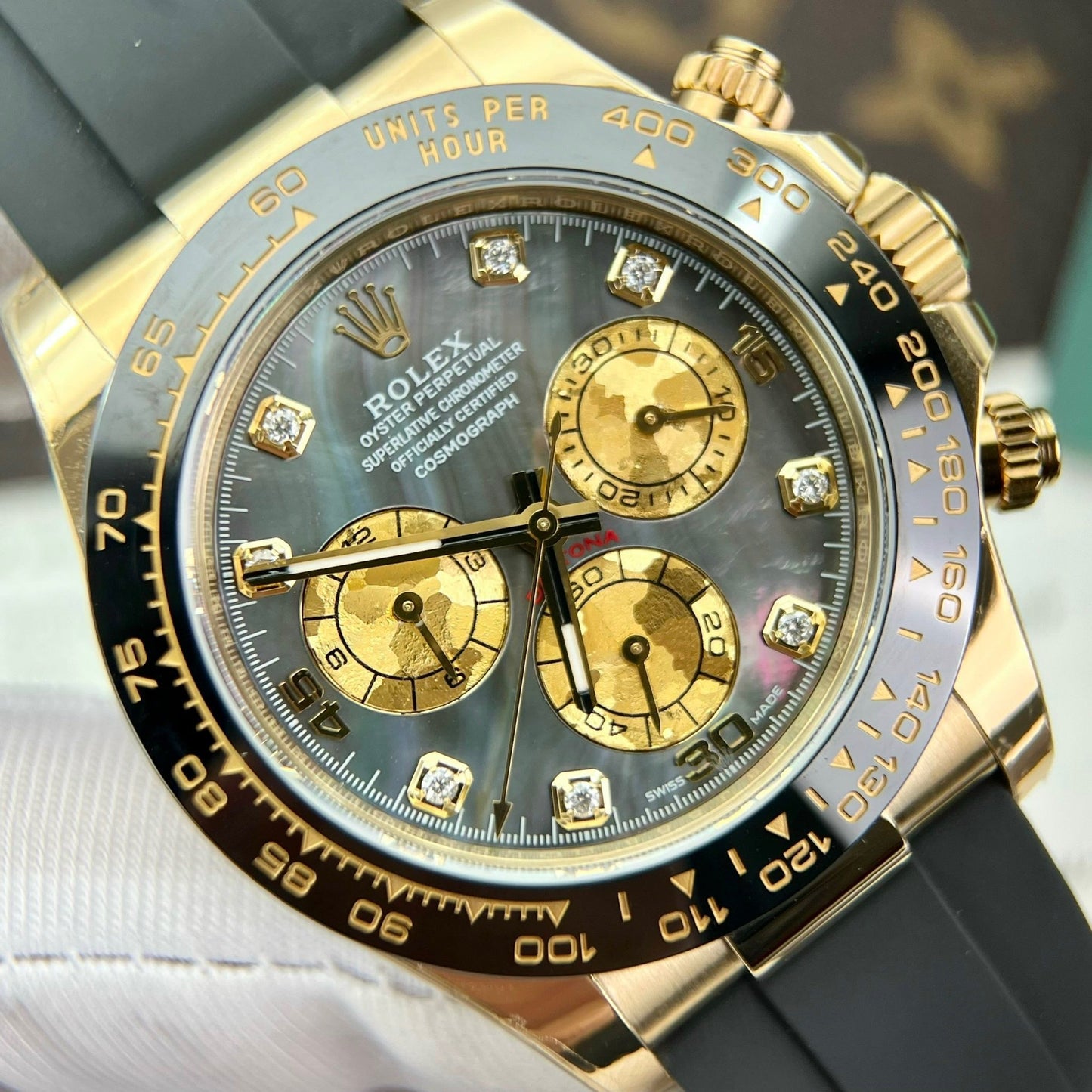 Rolex Daytona 116518 Mother of Pearl Nero 1:1 best editon BT Fabbrica