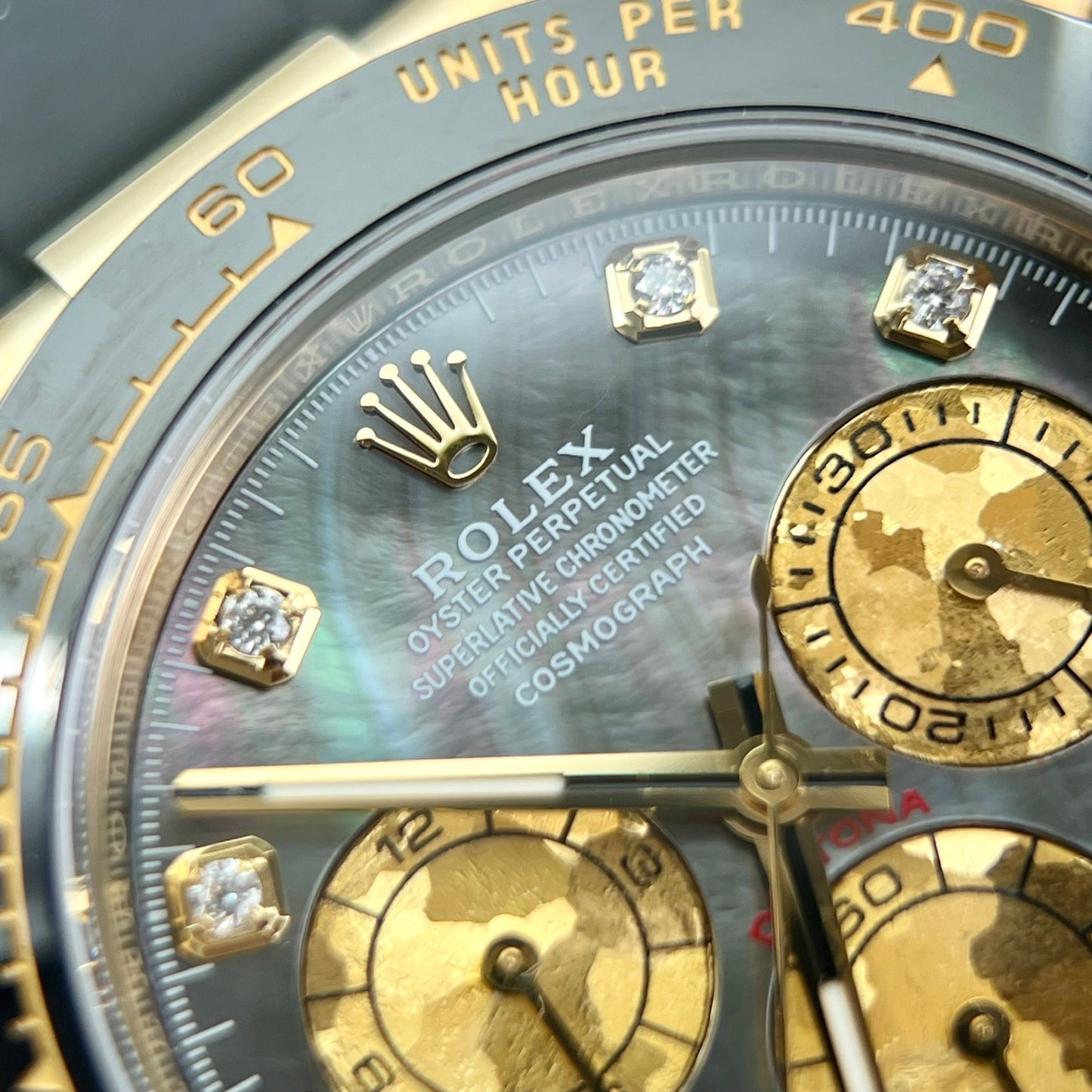 Rolex Daytona 116518 Mother of Pearl Nero 1:1 best editon BT Fabbrica