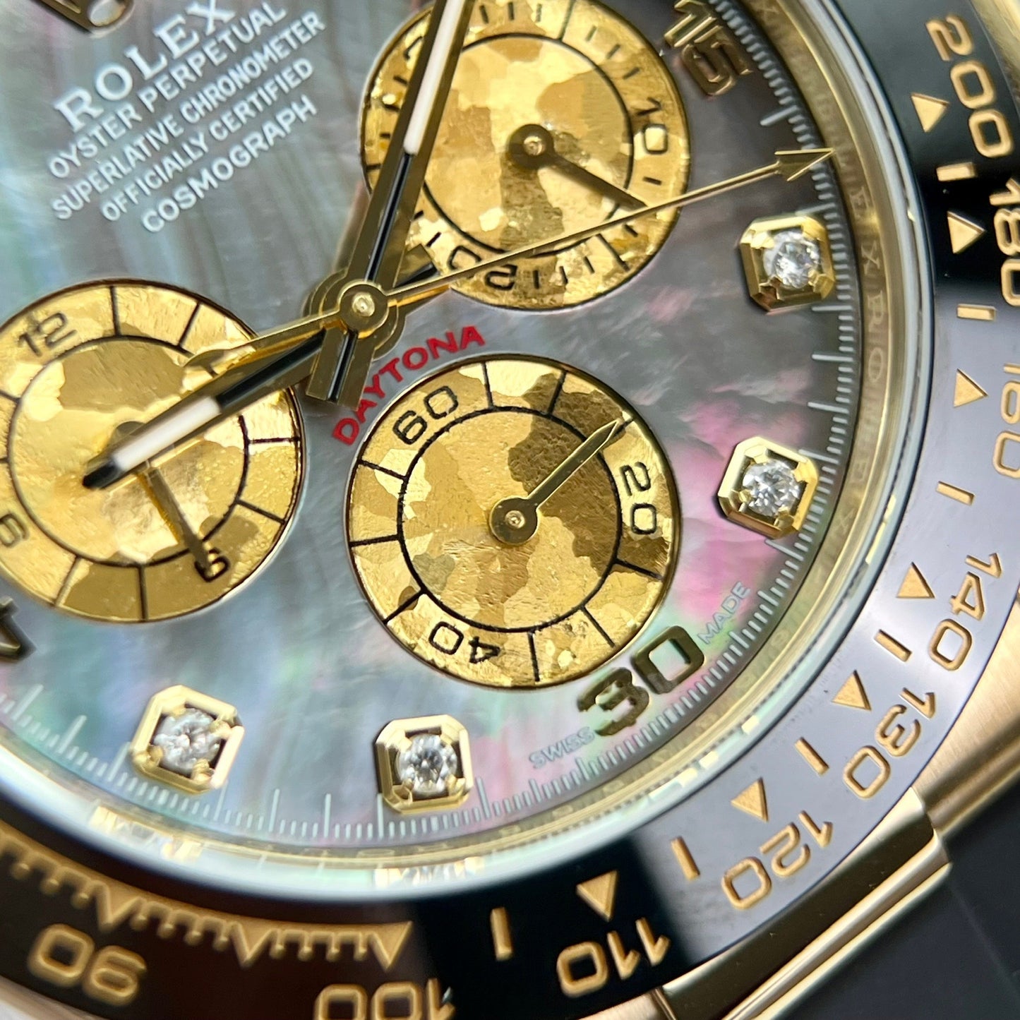 Rolex Daytona 116518 Mother of Pearl Nero 1:1 best editon BT Fabbrica
