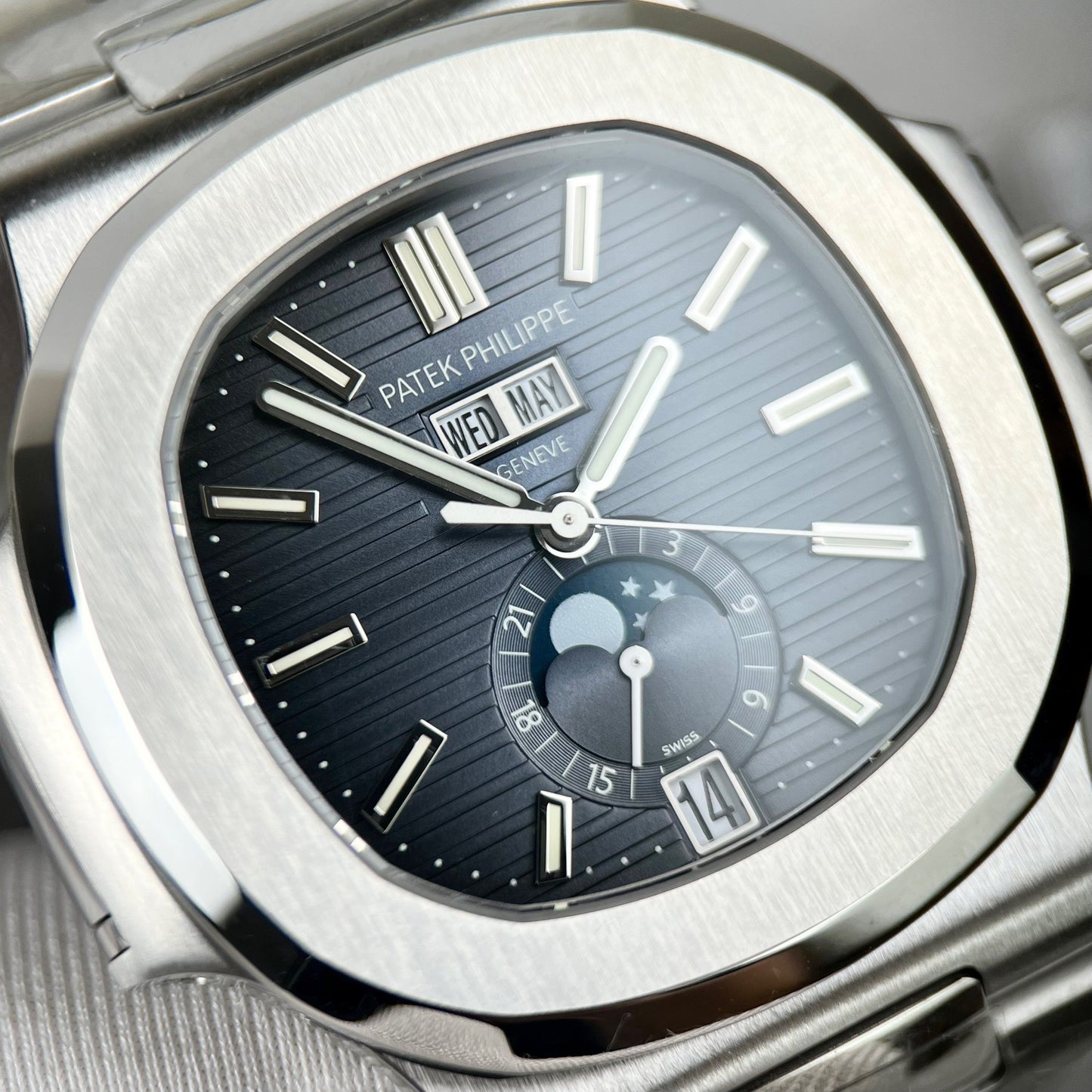 Patek Philippe Nautilus 5726/1A-014 V2 1:1 Mejor Edición PPF Fabbrica Esfera Azul
