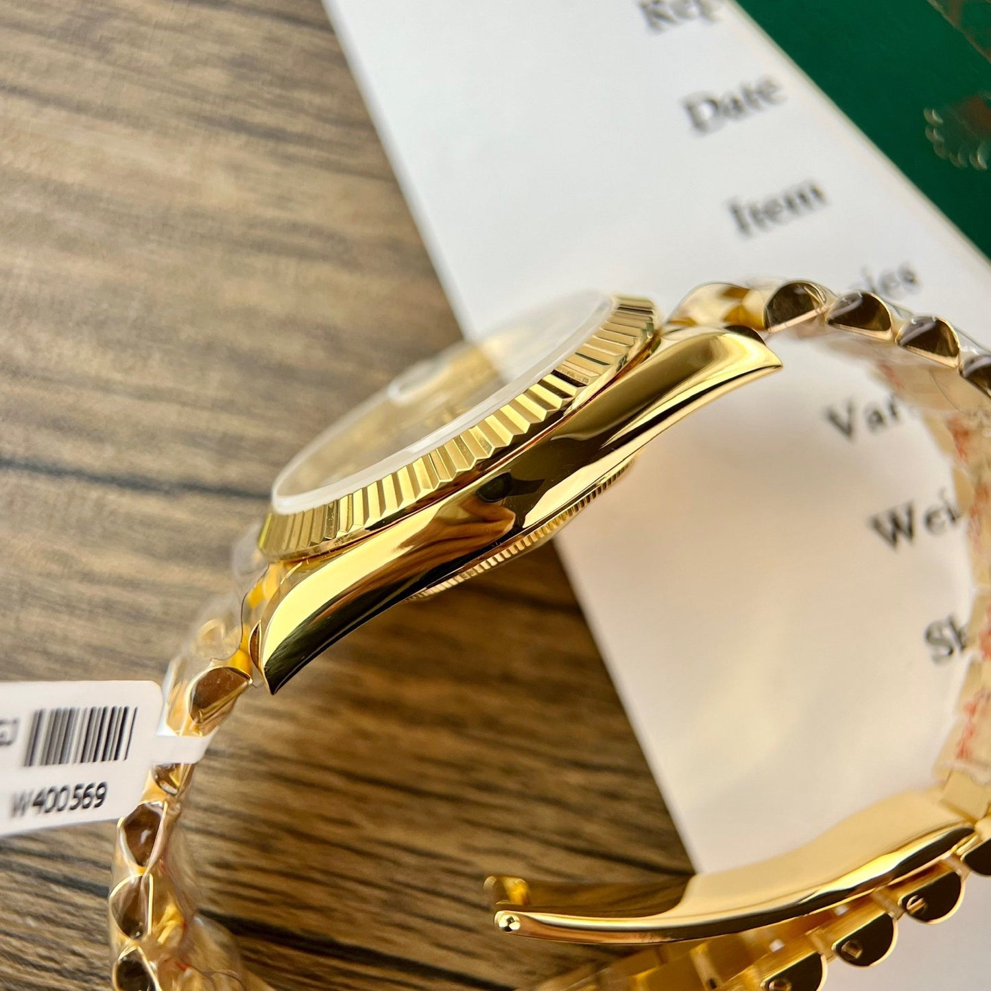 Rolex Day Date 228238 40MM 1:1 edizione migliore 18k Yellow Oro Argento Roman quadrante GM Fabbrica Counterweight Versione