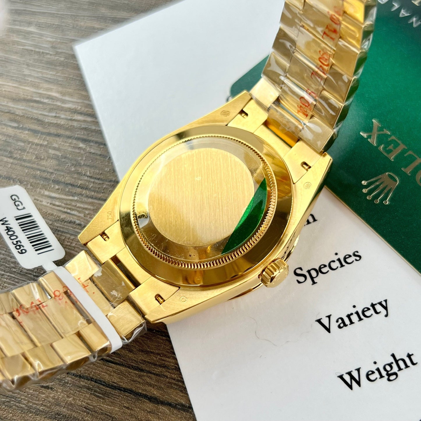Rolex Day Date 228238 40MM 1:1 edizione migliore 18k Yellow Oro Argento Roman quadrante GM Fabbrica Counterweight Versione