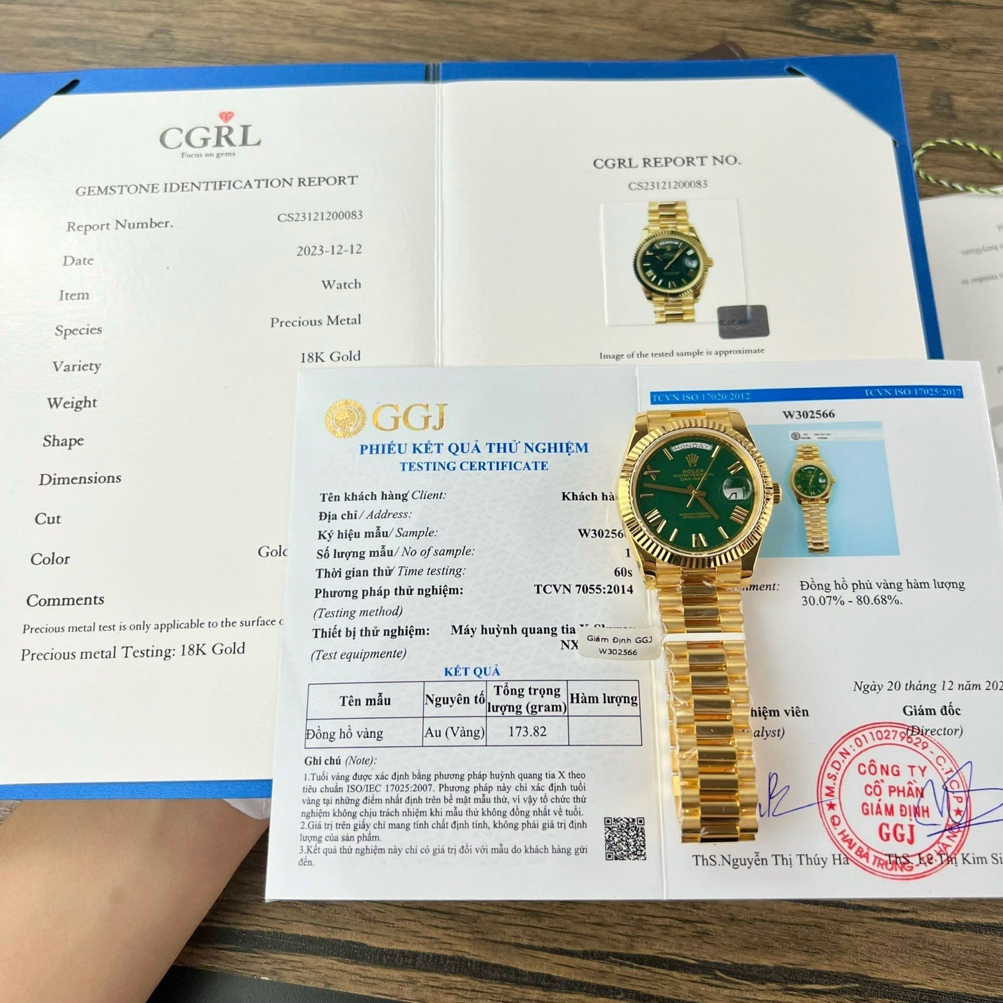 Rolex Day-Date 40 Yellow Oro 228238 Verde Rom 1:1 edizione migliore 175 gram V3 GM Fabbrica CounterWeight Versione