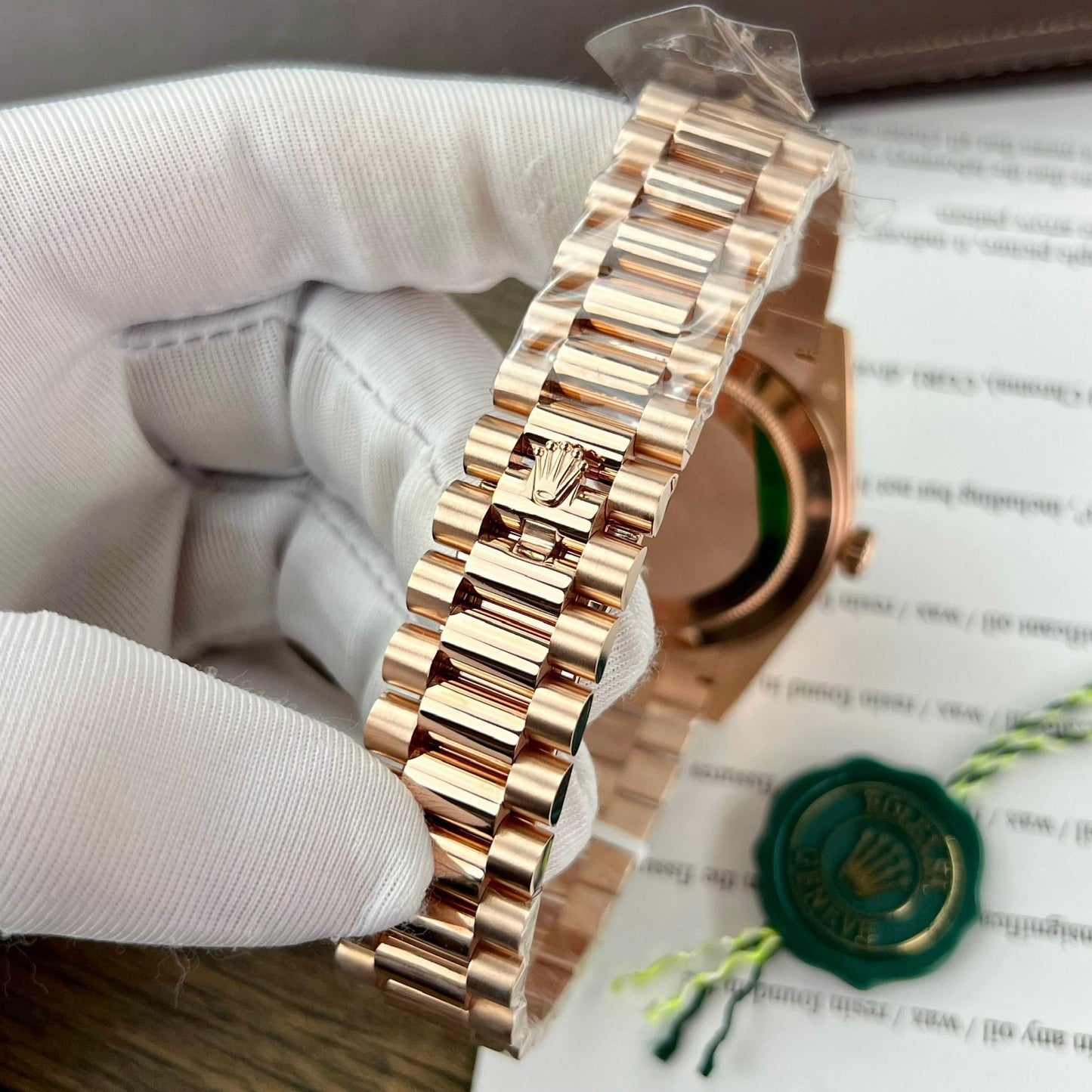 Rolex Day Date President Automatic 228235 18k Rosa Oro filled 175 gram GM V3 Counterweight Versione