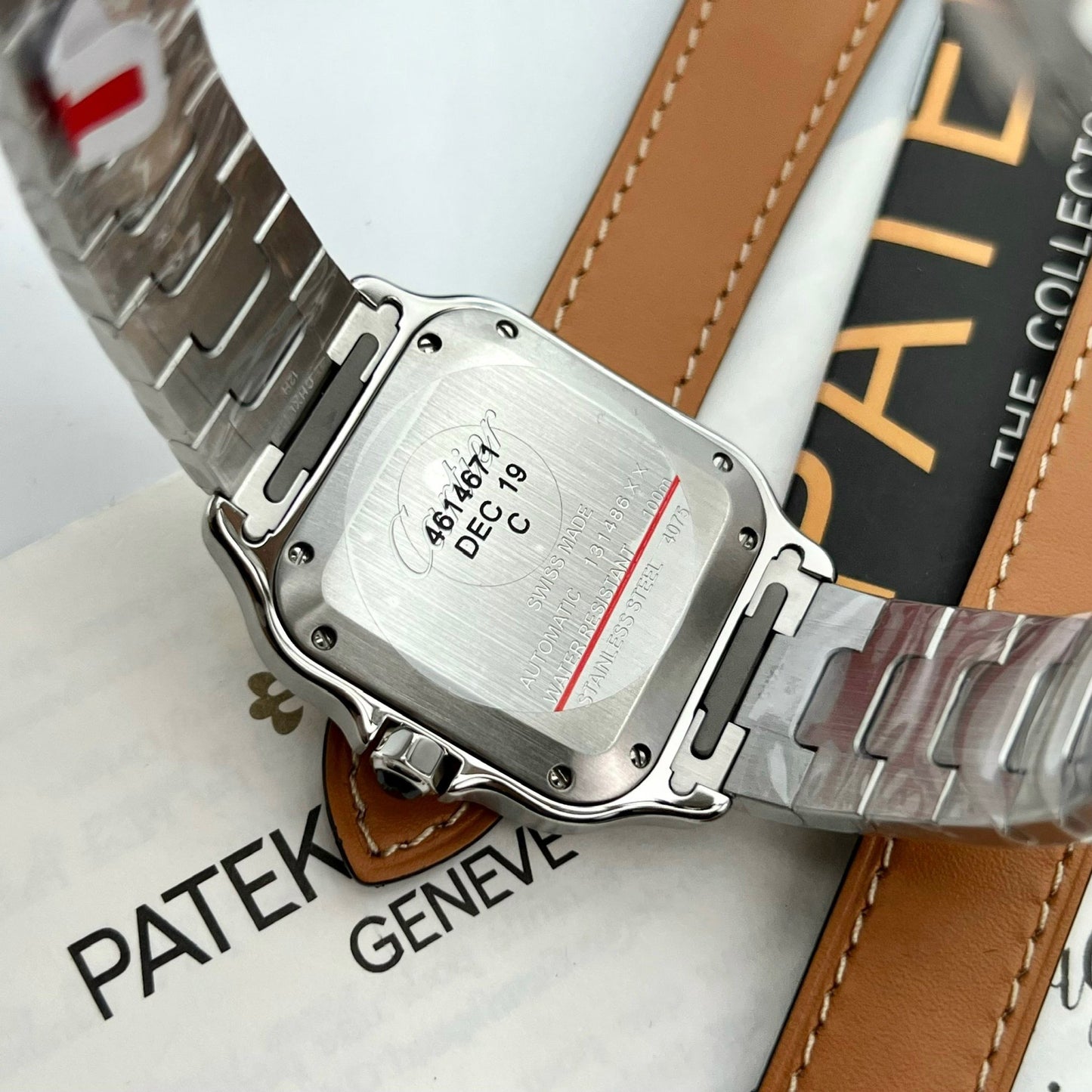 Cartier De Santos W2SA0016 35MM 1:1 edizione migliore BV Fabbrica quadrante bianco newest 2024 Versione