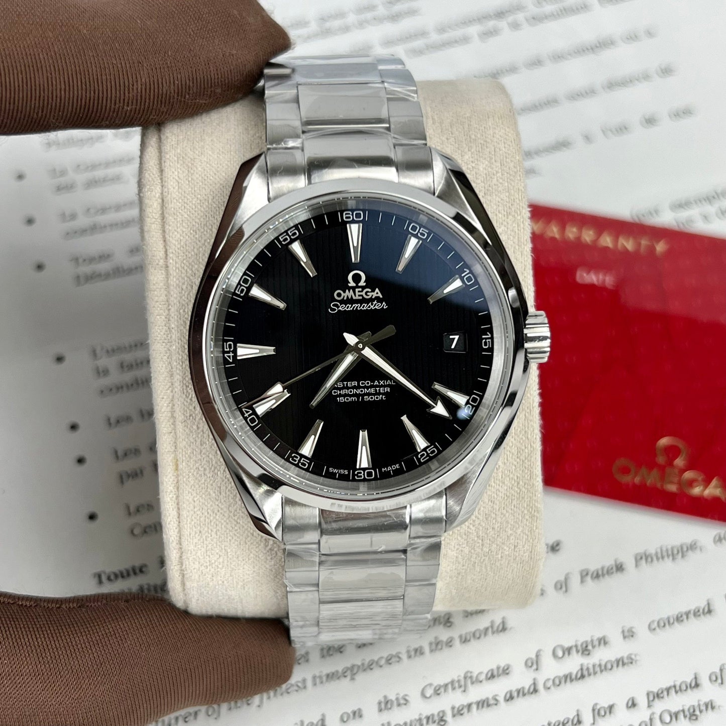 Omega Seamaster 220.10.41.21.01.001 1:1 edición mejorada VS Fabbrica quadrante nero versión más reciente