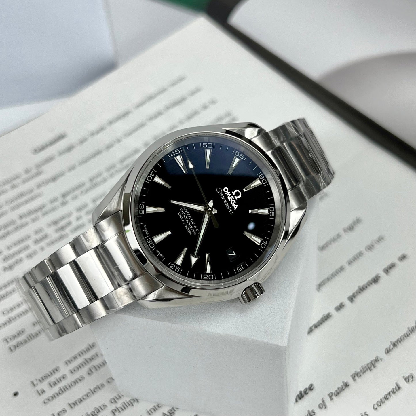 Omega Seamaster 220.10.41.21.01.001 1:1 edición mejorada VS Fabbrica quadrante nero versión más reciente