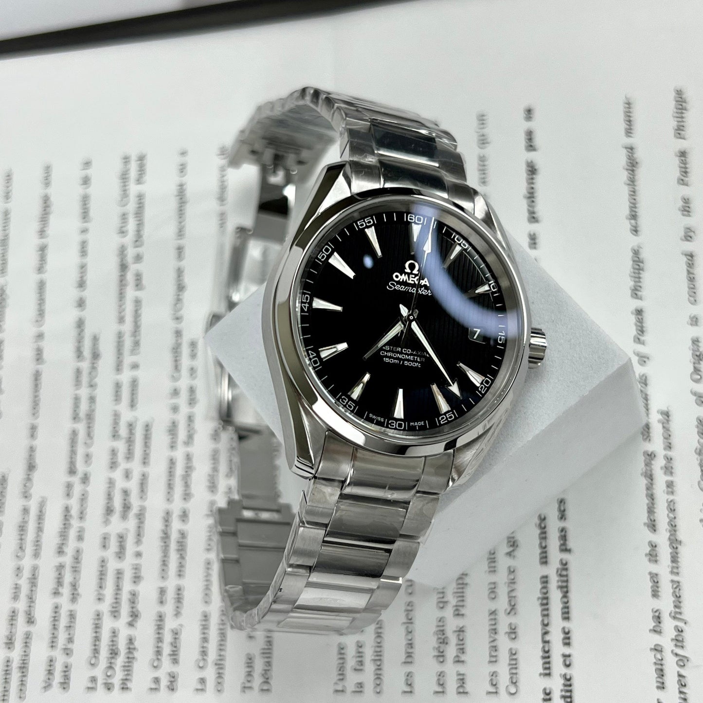 Omega Seamaster 220.10.41.21.01.001 1:1 edición mejorada VS Fabbrica quadrante nero versión más reciente