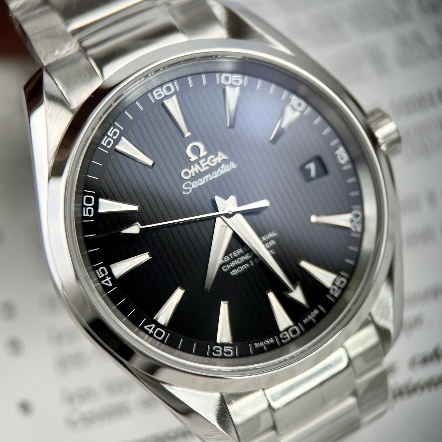 Omega Seamaster 220.10.41.21.01.001 1:1 edición mejorada VS Fabbrica quadrante nero versión más reciente