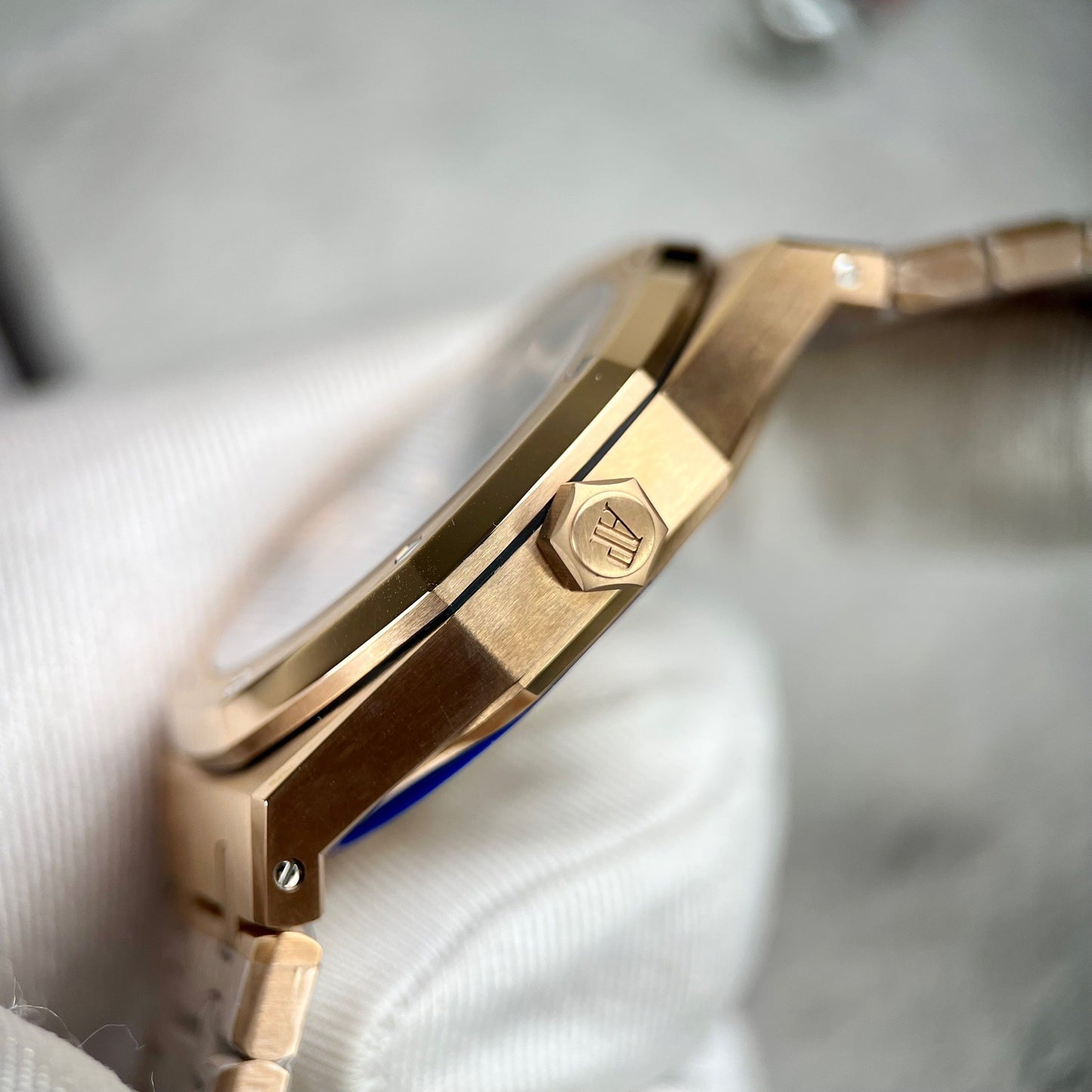 Audemars Piguet Royal Oak 15510 1:1 edizione migliore APS Fabbrica quadrante blu Rosa Oro