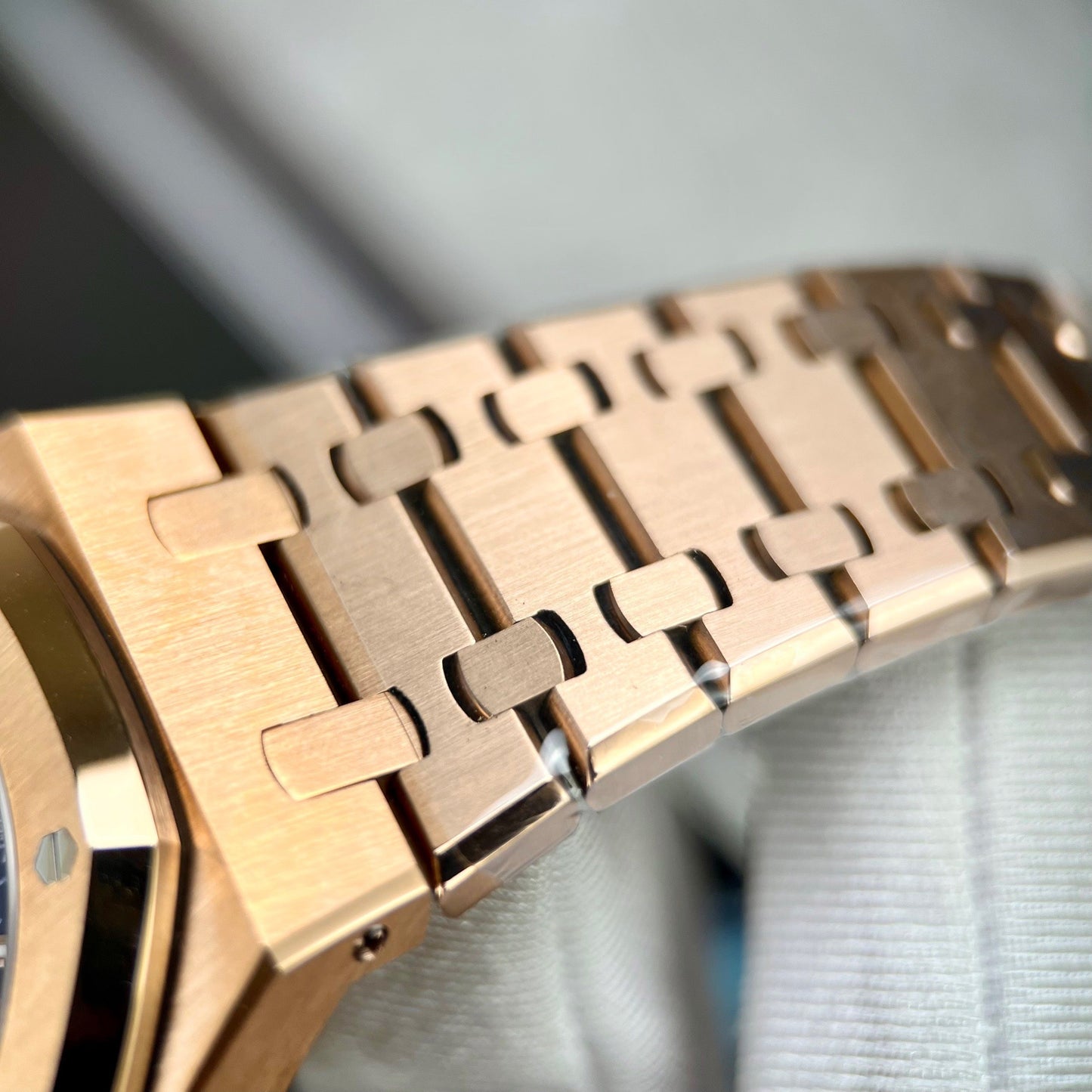 Audemars Piguet Royal Oak 15510 1:1 edizione migliore APS Fabbrica quadrante blu Rosa Oro