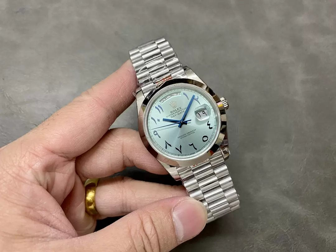 Rolex Day Date 40 M228206-0025 Arabic quadrante blu 1:1 edizione migliore GM Fabbrica 3255 movimento