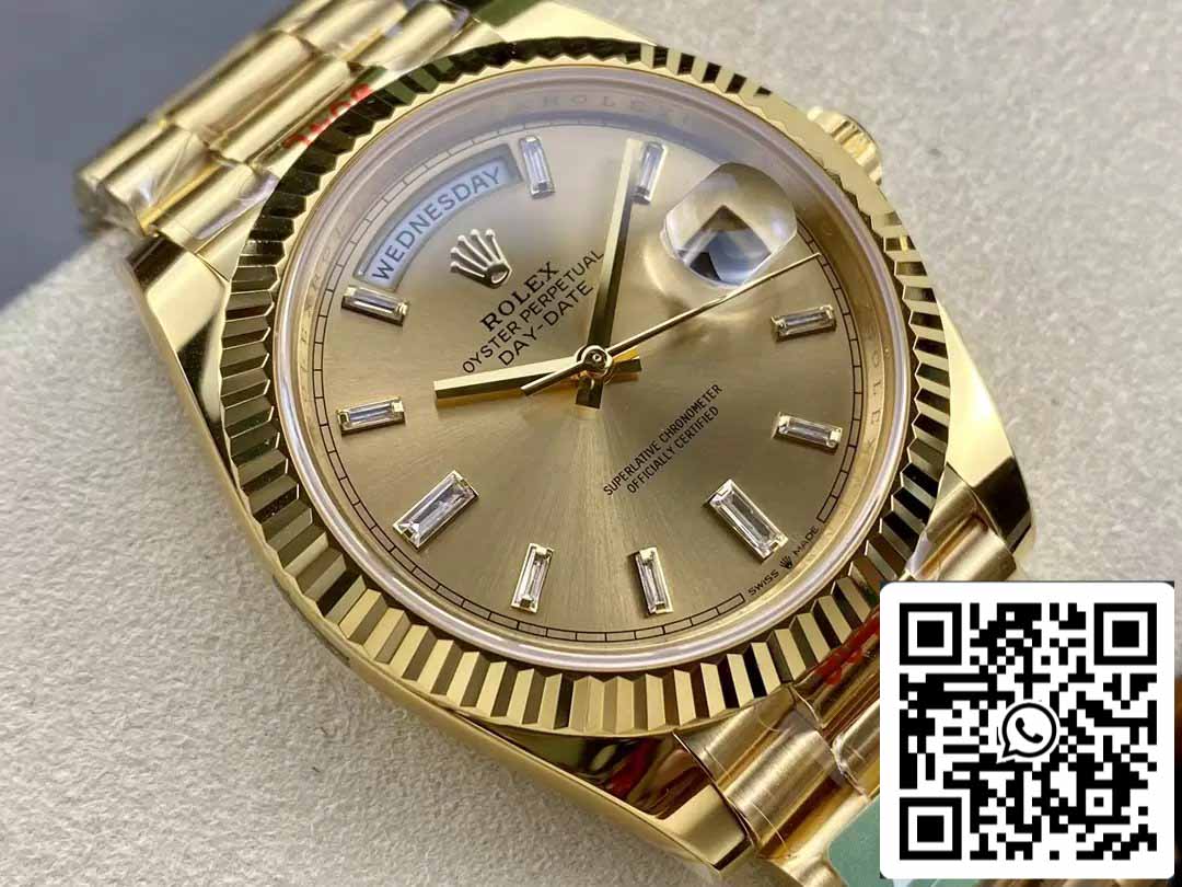Rolex Day Date 40 M228238-0005 Amarelo Oro quadrante 1:1 edizione migliore AR Fabbrica 3255 movimento