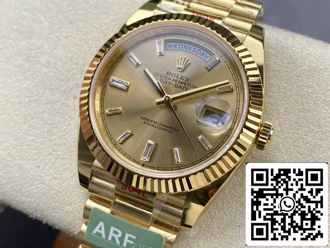 Rolex Day Date 40 M228238-0005 Amarelo Oro quadrante 1:1 edizione migliore AR Fabbrica 3255 movimento