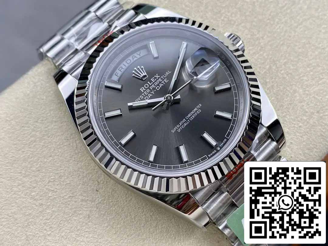Rolex Day Date 40 M228239-0060 Grigio quadrante 1:1 edizione migliore AR Fabbrica 3255 movimento