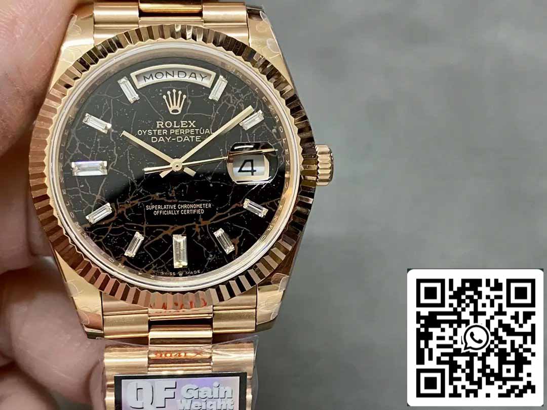 Rolex Day Date 40 M228235-0045 Eisenkiesel Diamond Dial1:1 Best Edition QF Fabbrica 183 gram