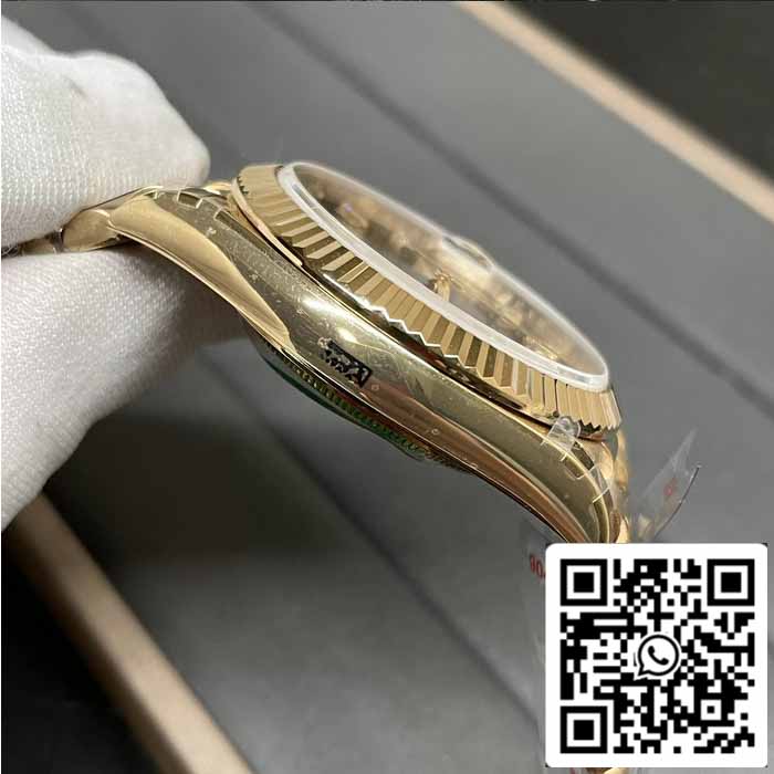 Rolex Day Date 40 M228238 -0004 Nero Diamond quadrante 1:1 edizione migliore GM Fabbrica V3 Counterweight Versione