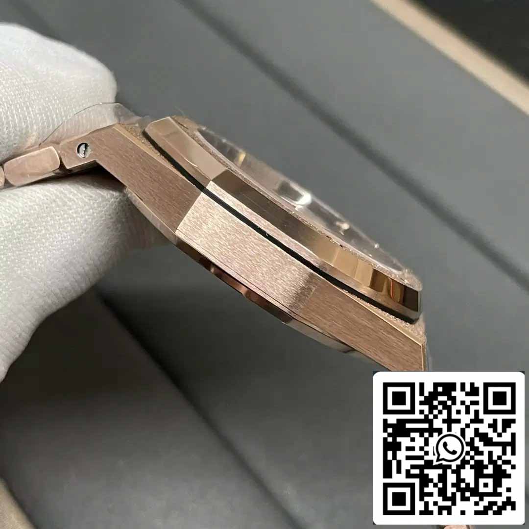 Audemars Piguet 15454OR.GG.1259OR.01 Frost Oro 1:1 edizione migliore APS Fabbrica quadrante bianco Rosa Oro