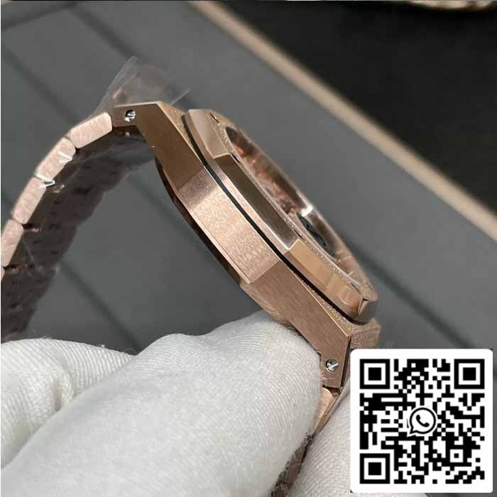 Audemars Piguet 15454OR.GG.1259OR.03 Frost Oro 1:1 edizione migliore APS Fabbrica Rosa Oro quadrante Rosa Oro