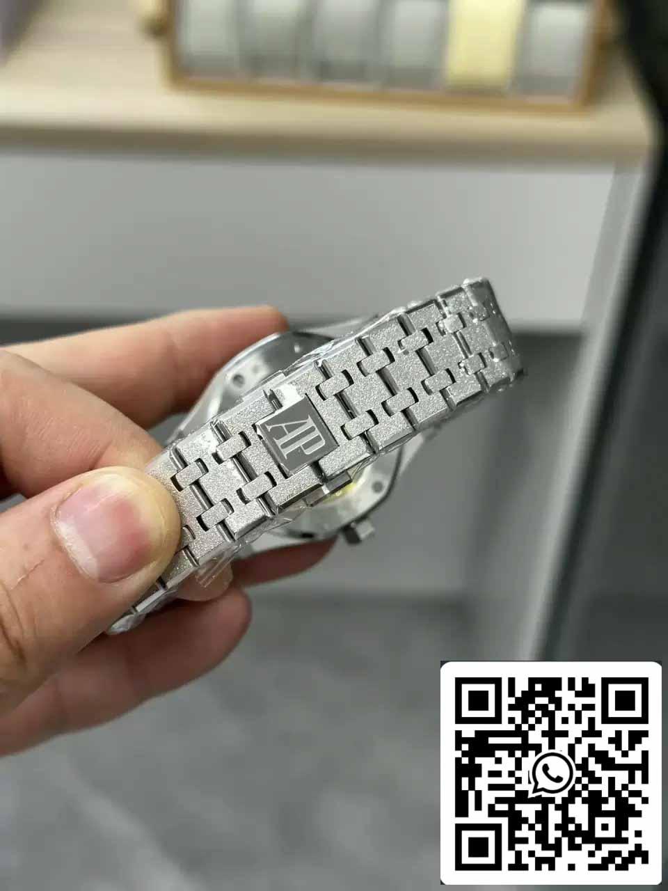Audemars Piguet 15454BC.GG.1259BC.03 Frost Oro 1:1 edizione migliore APS Fabbrica quadrante nero