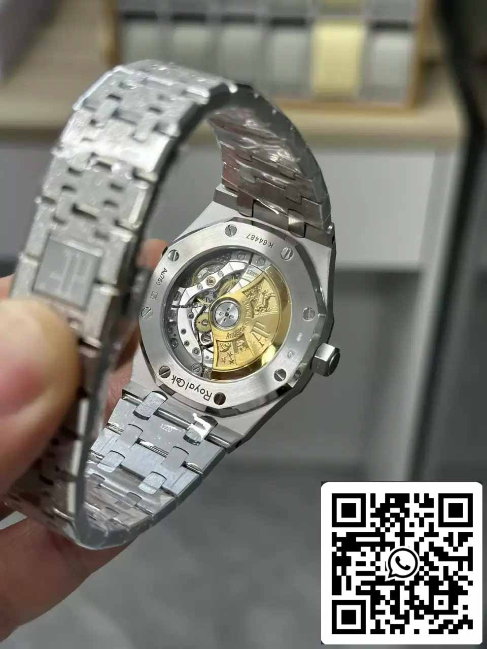 Audemars Piguet 15454BC.GG.1259BC.01 Frost Oro 1:1 edizione migliore APS Fabbrica quadrante bianco