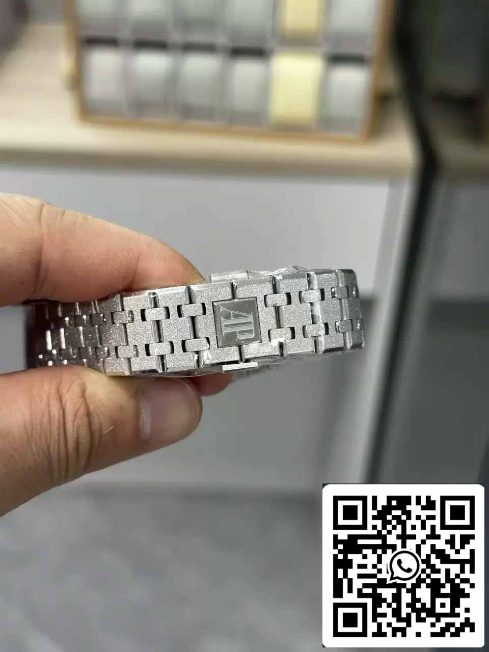 Audemars Piguet 15454BC.GG.1259BC.01 Frost Oro 1:1 edizione migliore APS Fabbrica quadrante bianco