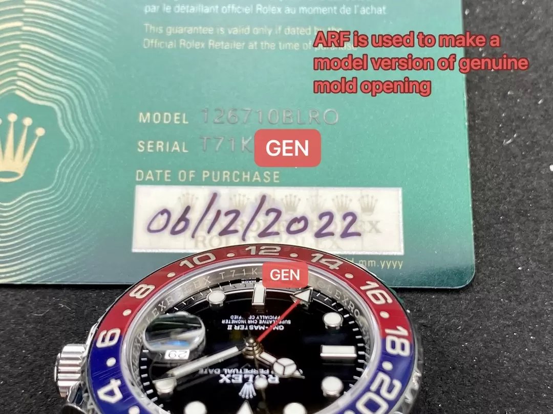 Rolex GMT Master II M126710BLRO-0001 Pepsi 1:1 edizione migliore from AR Fabbrica V3 Upgrade