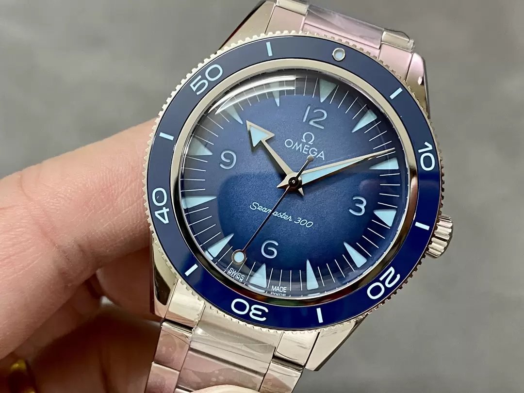 Omega Seamaster 300 234.30.41.21.03.002 1:1 edición mayor VS Fabbrica 41mm quadrante blu