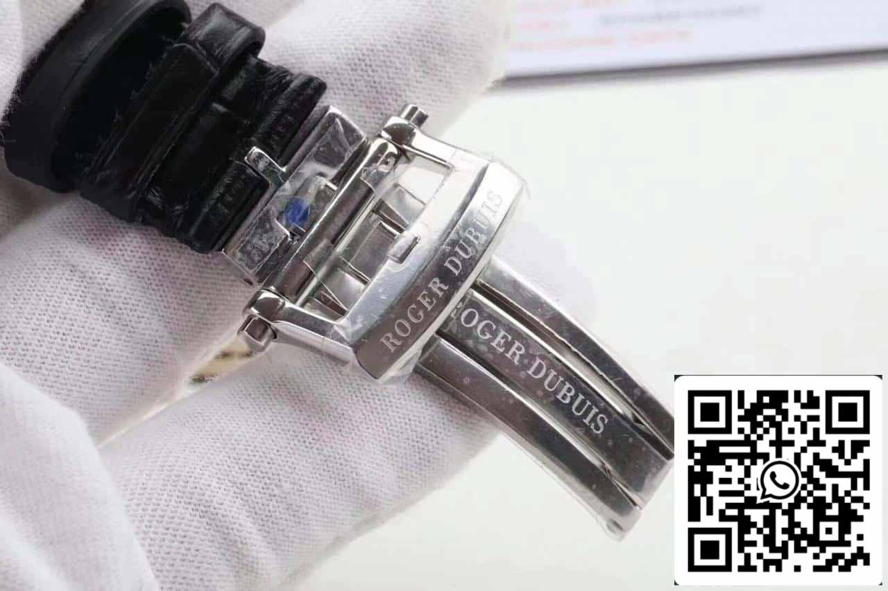 Roger Dubuis Excalibur RDDBEX0392 Caja plateada 1:1 Edición Mejor Reloj BBR Fabbrica V3 Tourbillon