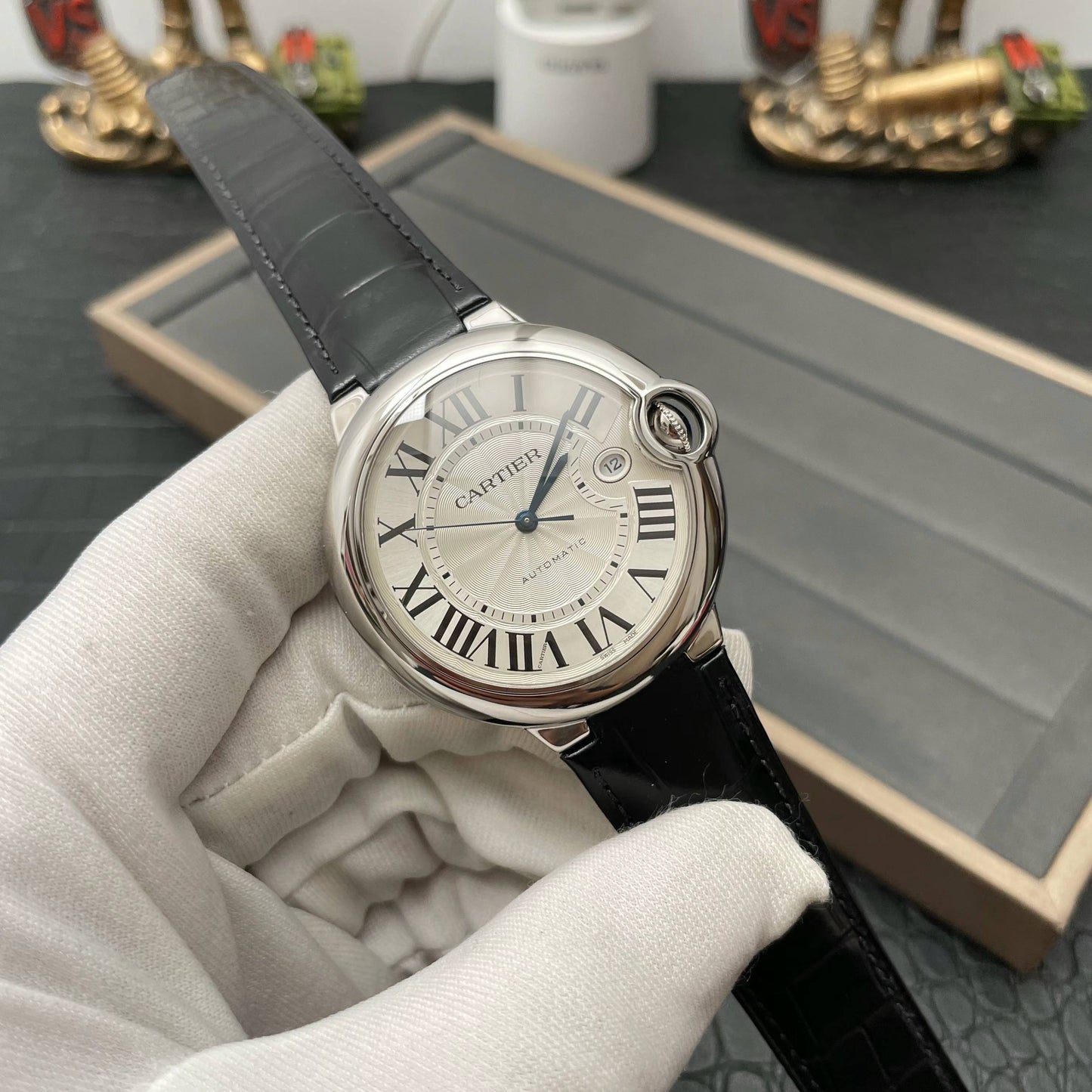 Ballon Bleu De Cartier 42MM WSBB0026 1:1 edizione migliore AF Fabbrica quadrante bianco