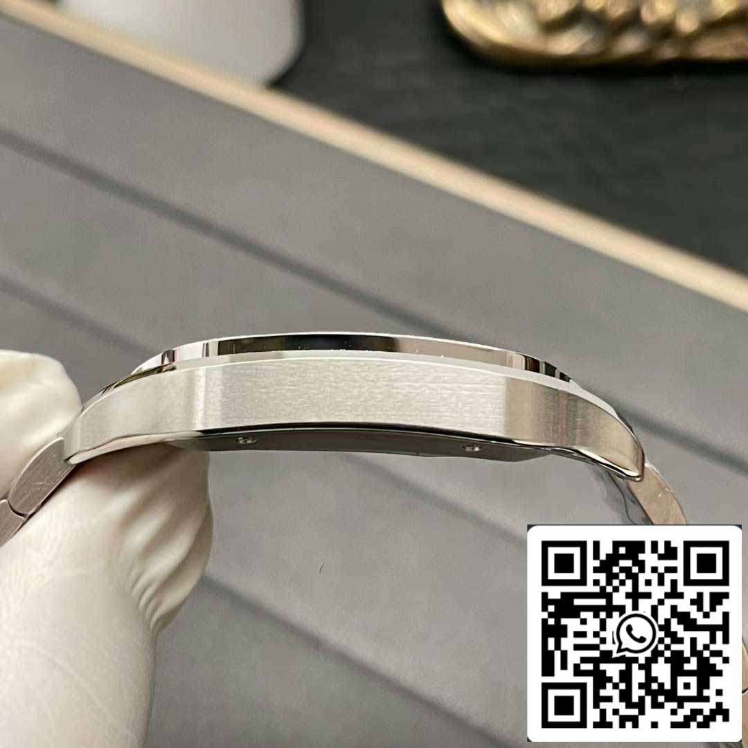 Cartier De Santos WSSA0013 2018 BV Fabbrica 1:1 edición migliore quadrante blu Swiss ETA 9015 acciaio inossidabile Smartlinks bracciale quadrante blu