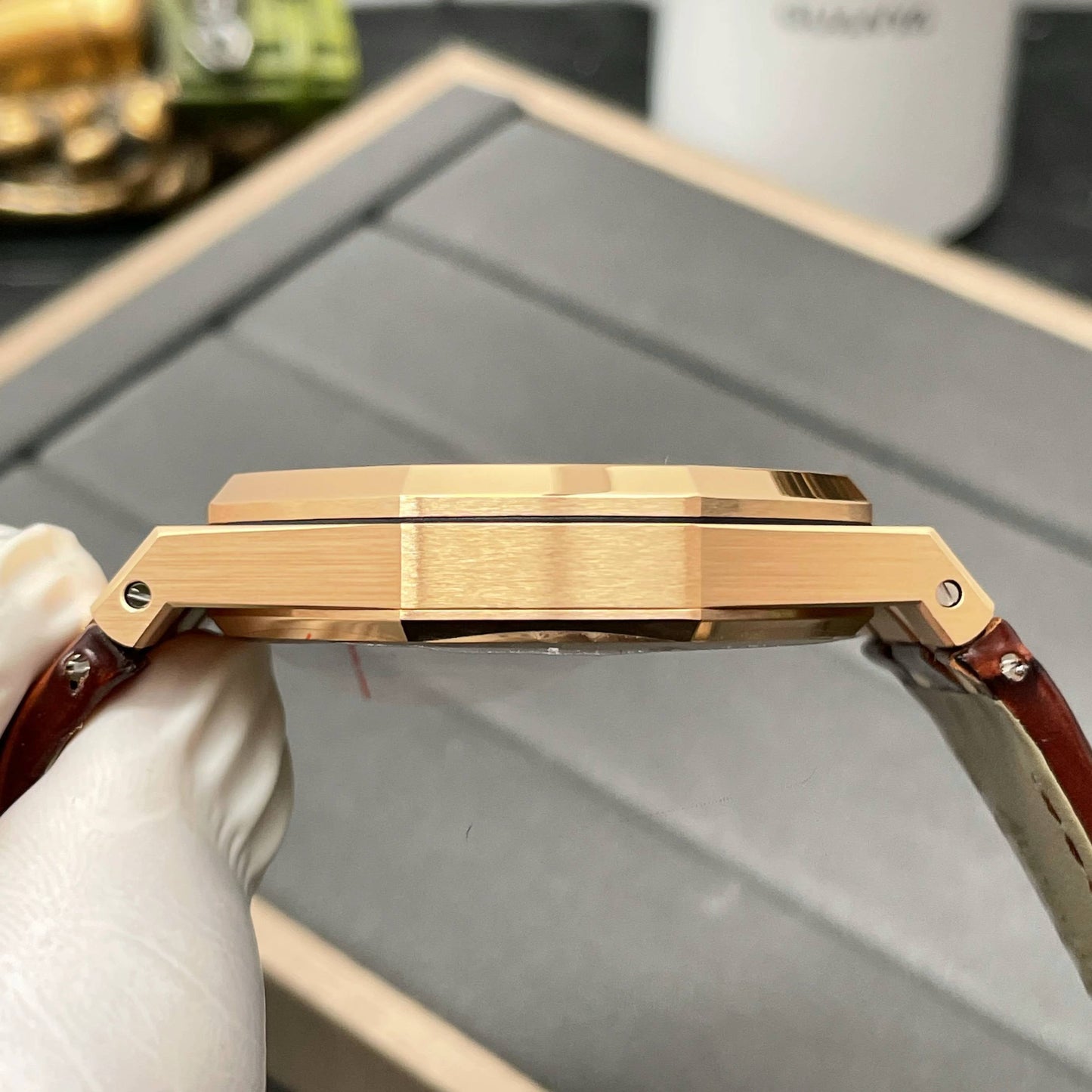 Audemars Piguet Royal Oak 15500OR.OO.D002CR.01 1:1 edición mejorada APS Fabbrica V3 quadrante nero