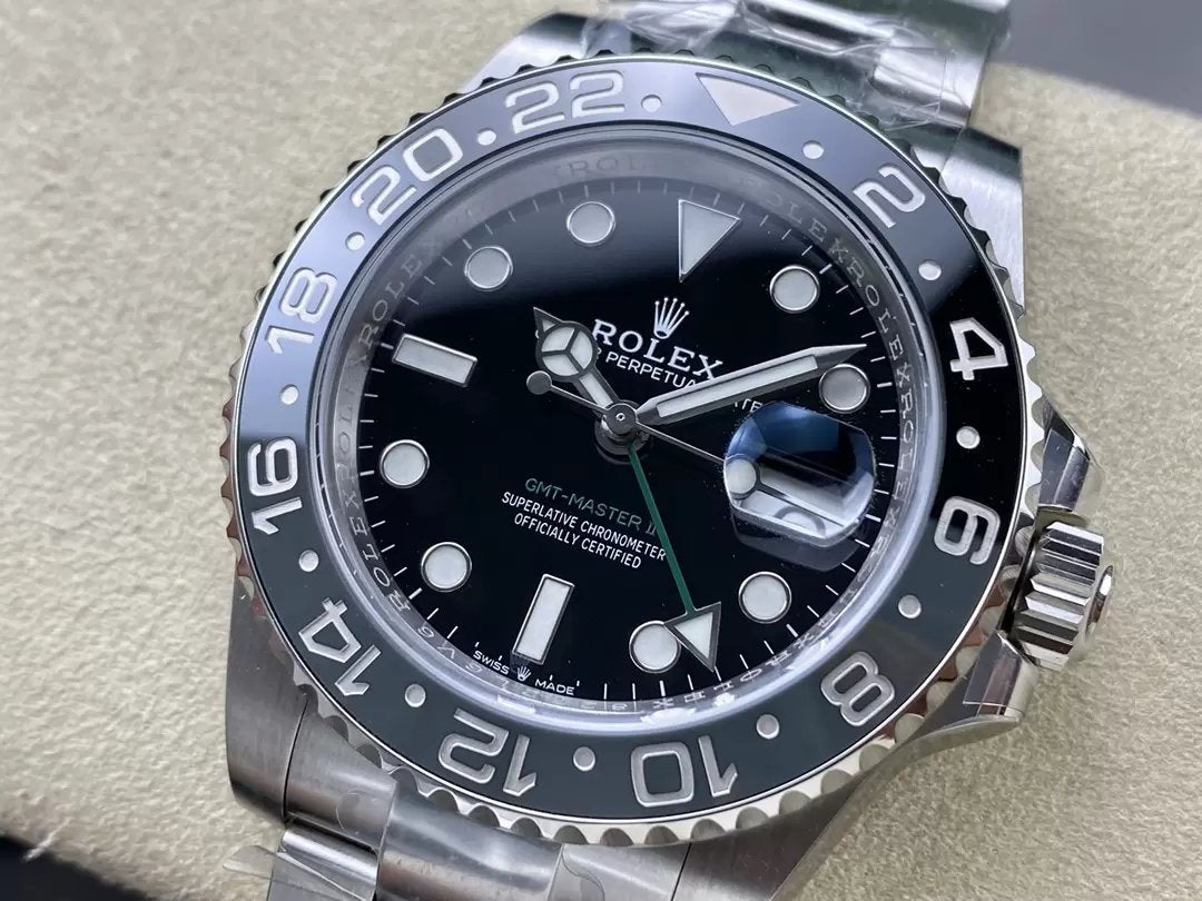 Rolex GMT Master II m126710grnr-0003 1:1 edizione migliore ARF Fabbrica El más nuevo 2024 Oyster cinturino