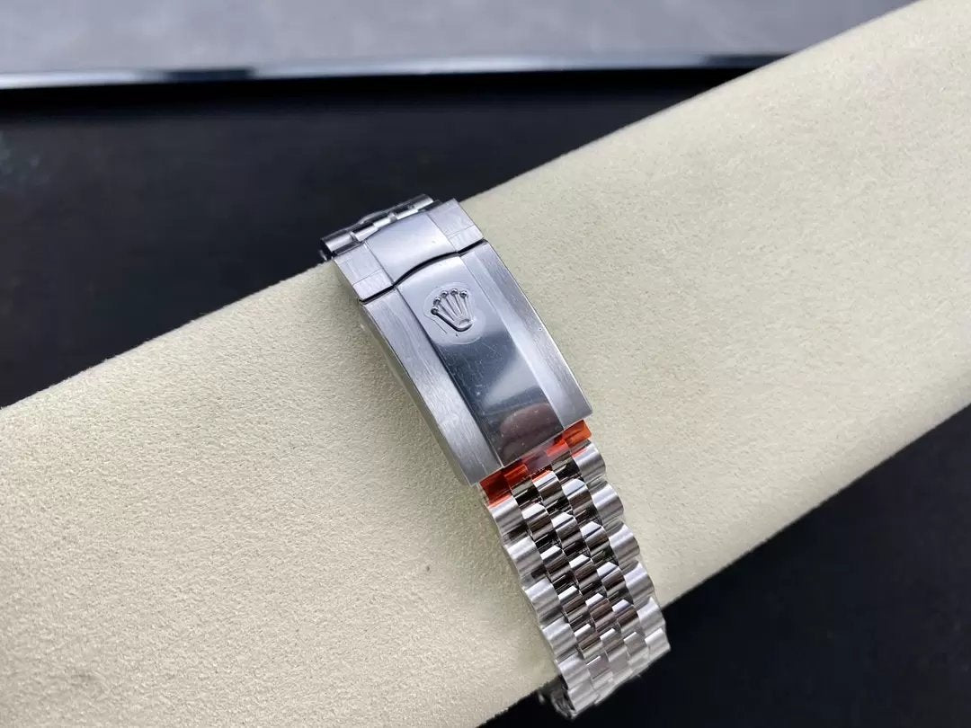 Rolex Datejust M126334-0028 41mm Oyster cinturino VS Fabbrica quadrante verde Jubilee cinturino