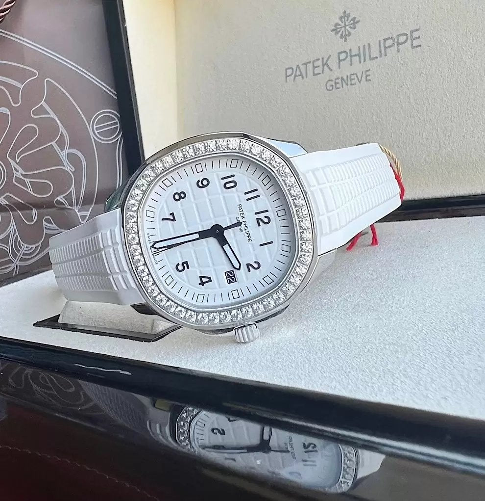 Patek Philippe Aquanaut 5267/200A-010 Mostrador Branco 1:1 Melhor Edição PPF Fabbrica