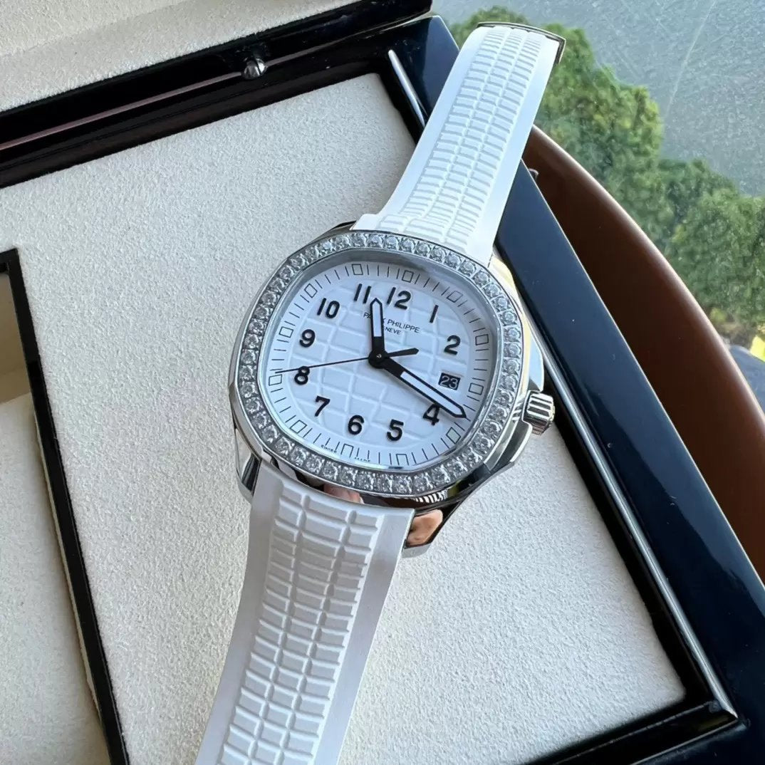 Patek Philippe Aquanaut 5267/200A-010 Mostrador Branco 1:1 Melhor Edição PPF Fabbrica