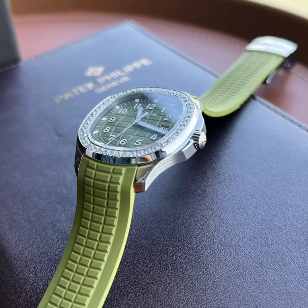 Patek Philippe Aquanaut 5267/200A-011 Mostrador Verde 1:1 Melhor Edição PPF Fabbrica