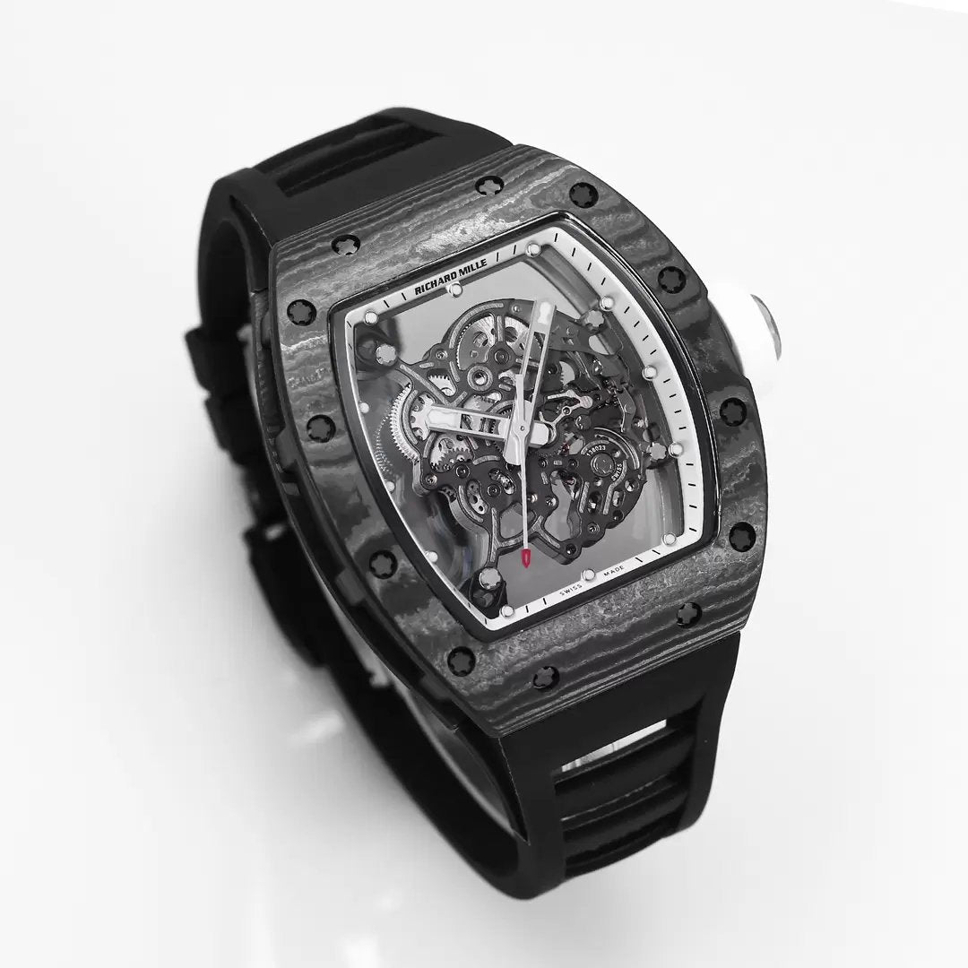 RICHARD MILLE RM055 Redesigned original 1:1 edizione migliore BBR Fabbrica 2024 Bianco lunetta
