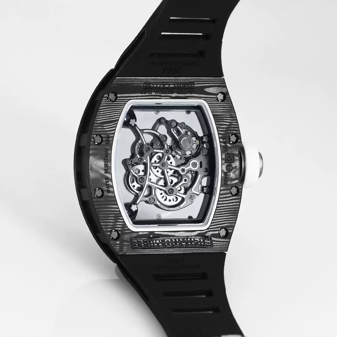 RICHARD MILLE RM055 Redesigned original 1:1 edizione migliore BBR Fabbrica 2024 Bianco lunetta