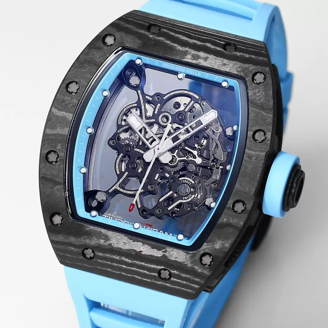 RICHARD MILLE RM055 Redesigned original 1:1 edizione migliore BBR Fabbrica 2024 Blu