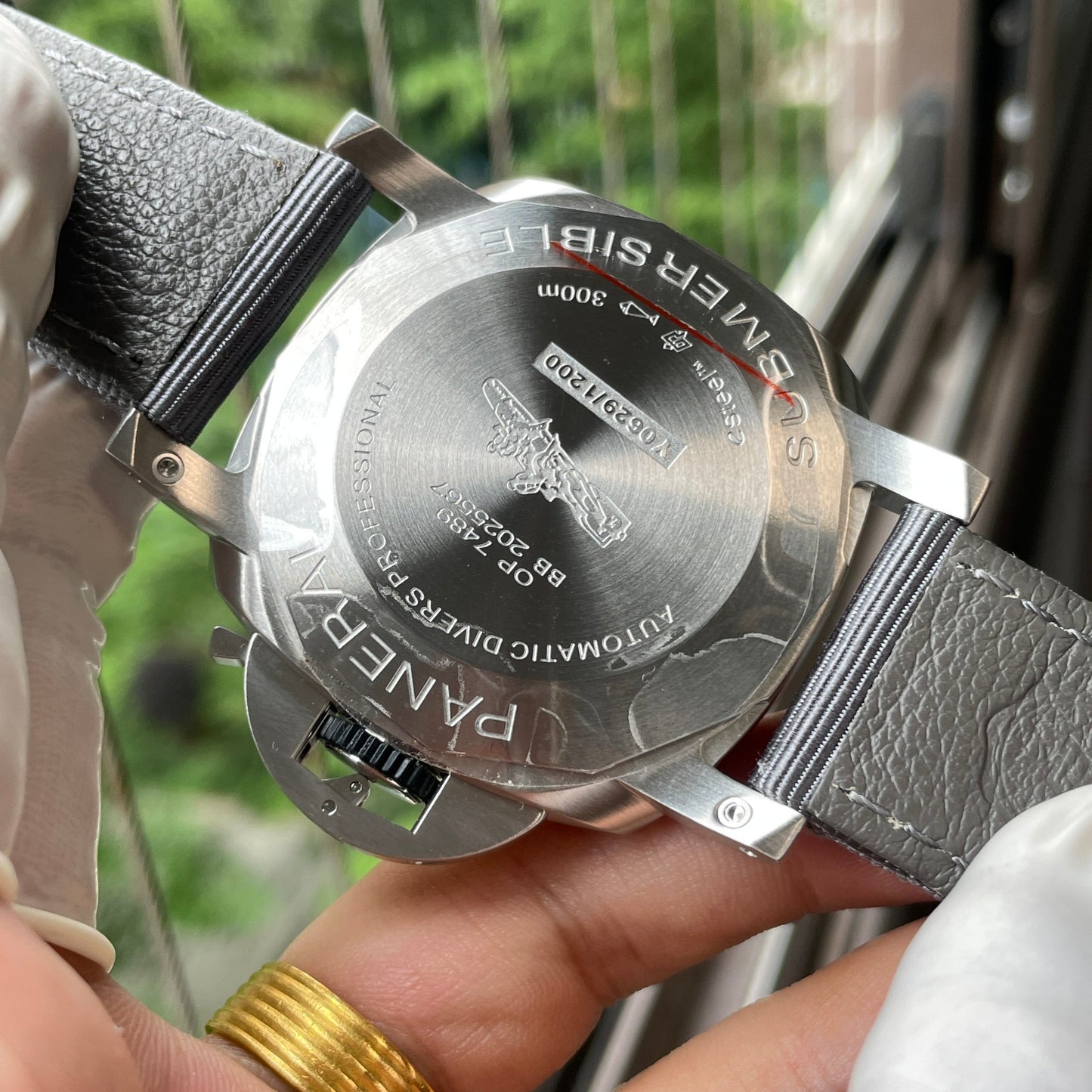 SBF Panerai Submersible PAM01288 1:1 edição melhor VS Fabbrica Quadrante cinza