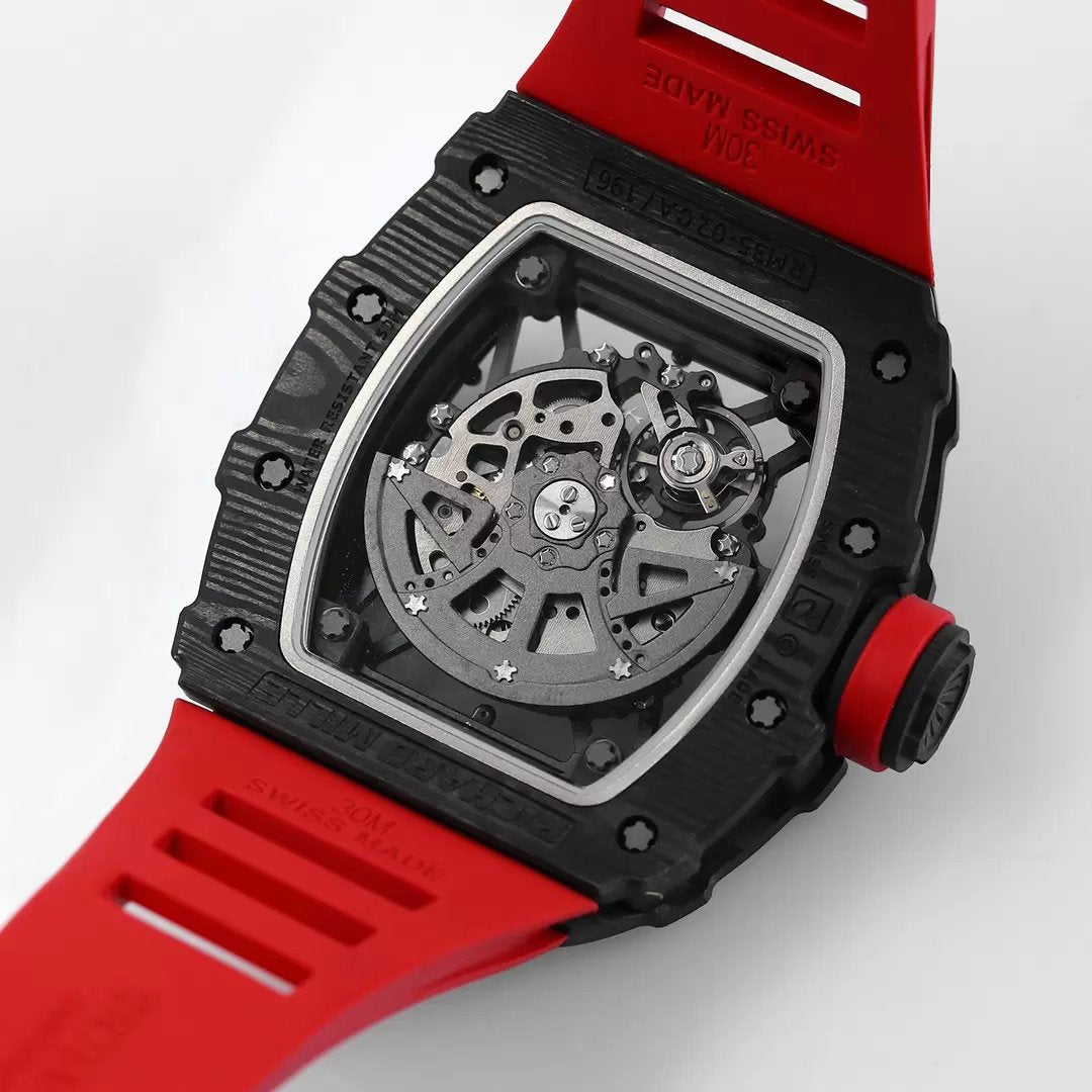 Richard Mille RM035-02 1:1 edizione migliore BBR Fabbrica NTPT Carbonio Cassa Red cinturino