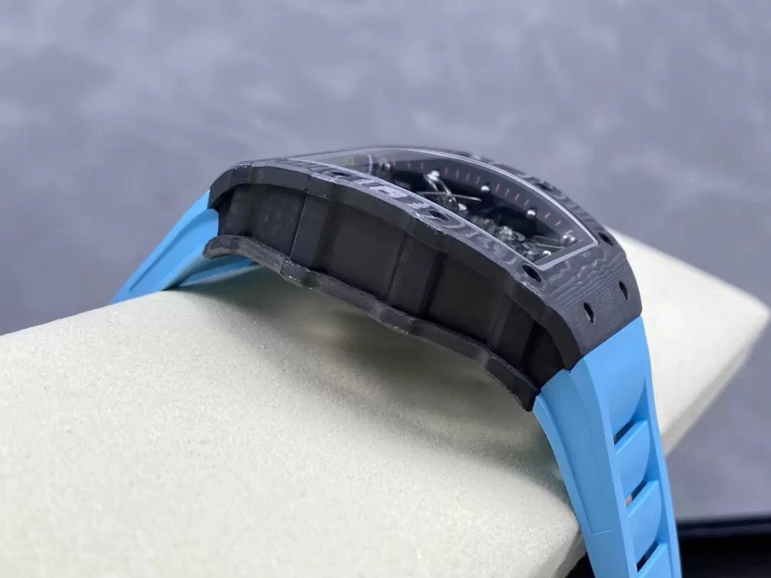 Richard Mille RM035-02 G+ Fabbrica RM3502 Carbonio NTPT Blu cinturino