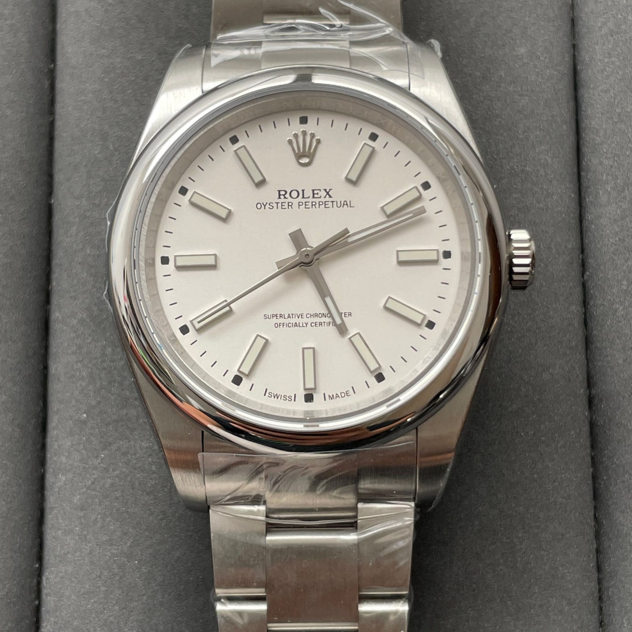Rolex Oyster Perpetual 114300 39MM TW Fabbrica 1:1 Best Edition White Dial