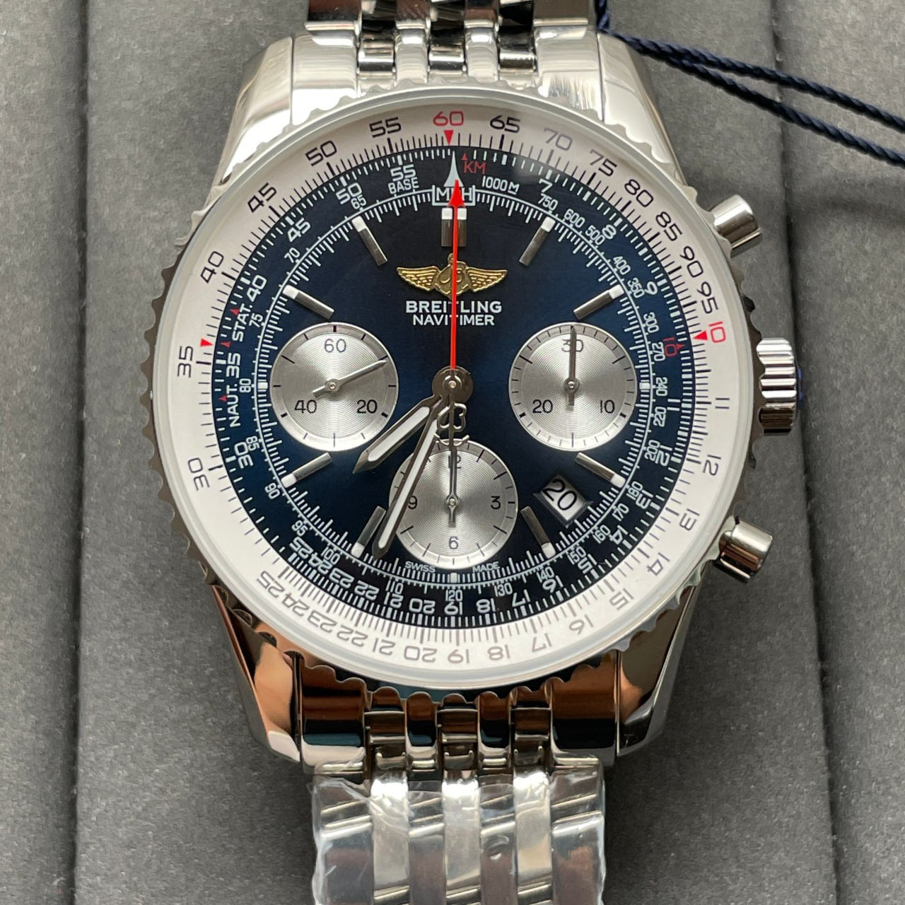 Breitling Navitimer 01 AB012012/BB01/447A BLS Fabbrica 1:1 edizione migliore Open back Cassa