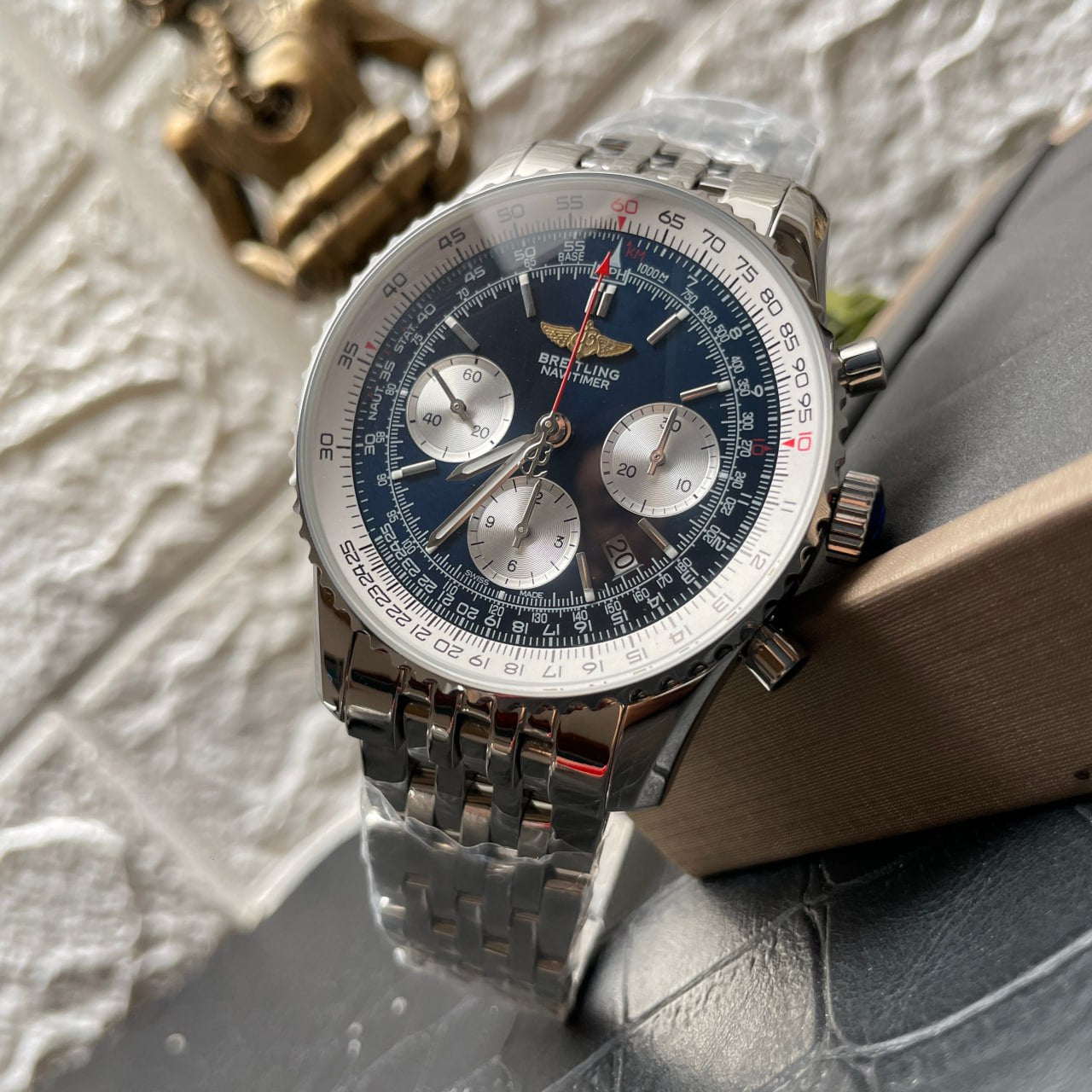 Breitling Navitimer 01 AB012012/BB01/447A BLS Fabbrica 1:1 edizione migliore Open back Cassa